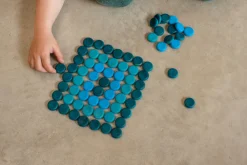Grapat - Wooden Small Blue Coins