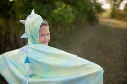 Great Pretenders - Reversible Unicorn & Dragon Cape In Green