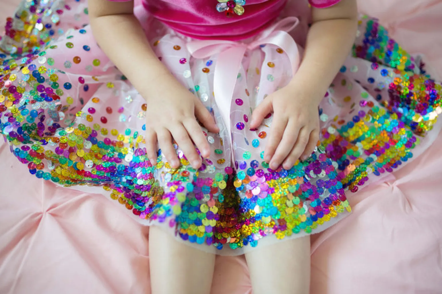 Great Pretenders Party Fun Sequin Skirt In Pink