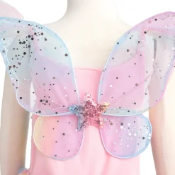 Great Pretenders Rainbow Fairy Dress Kids Costume With Wings