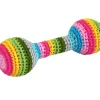 Green Sprouts - Chime Rattle In Multi Colour Print