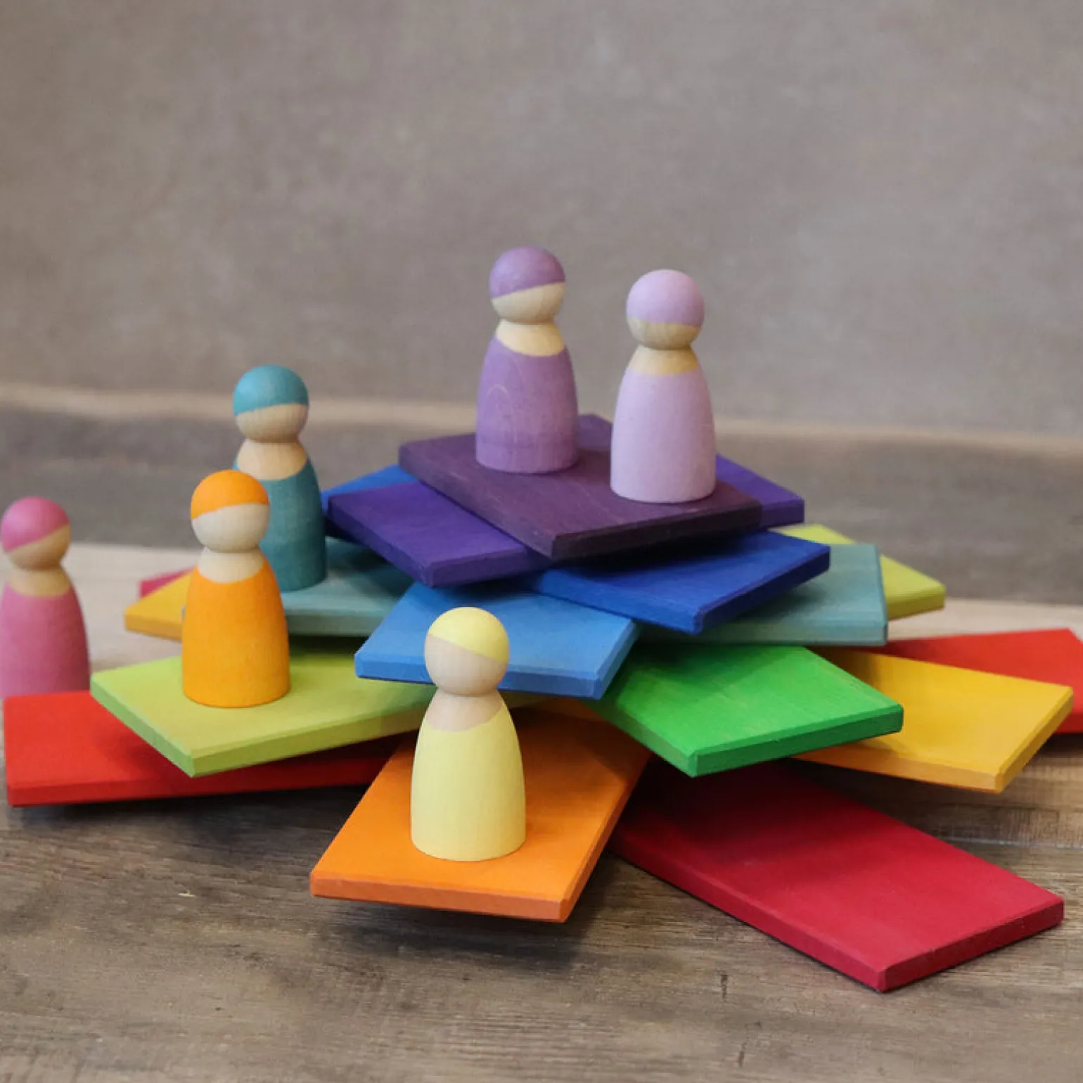 Grimm's - Building Boards, Rainbow