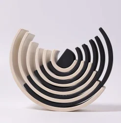 Grimms - Large Rainbow Black & White 12 Pieces