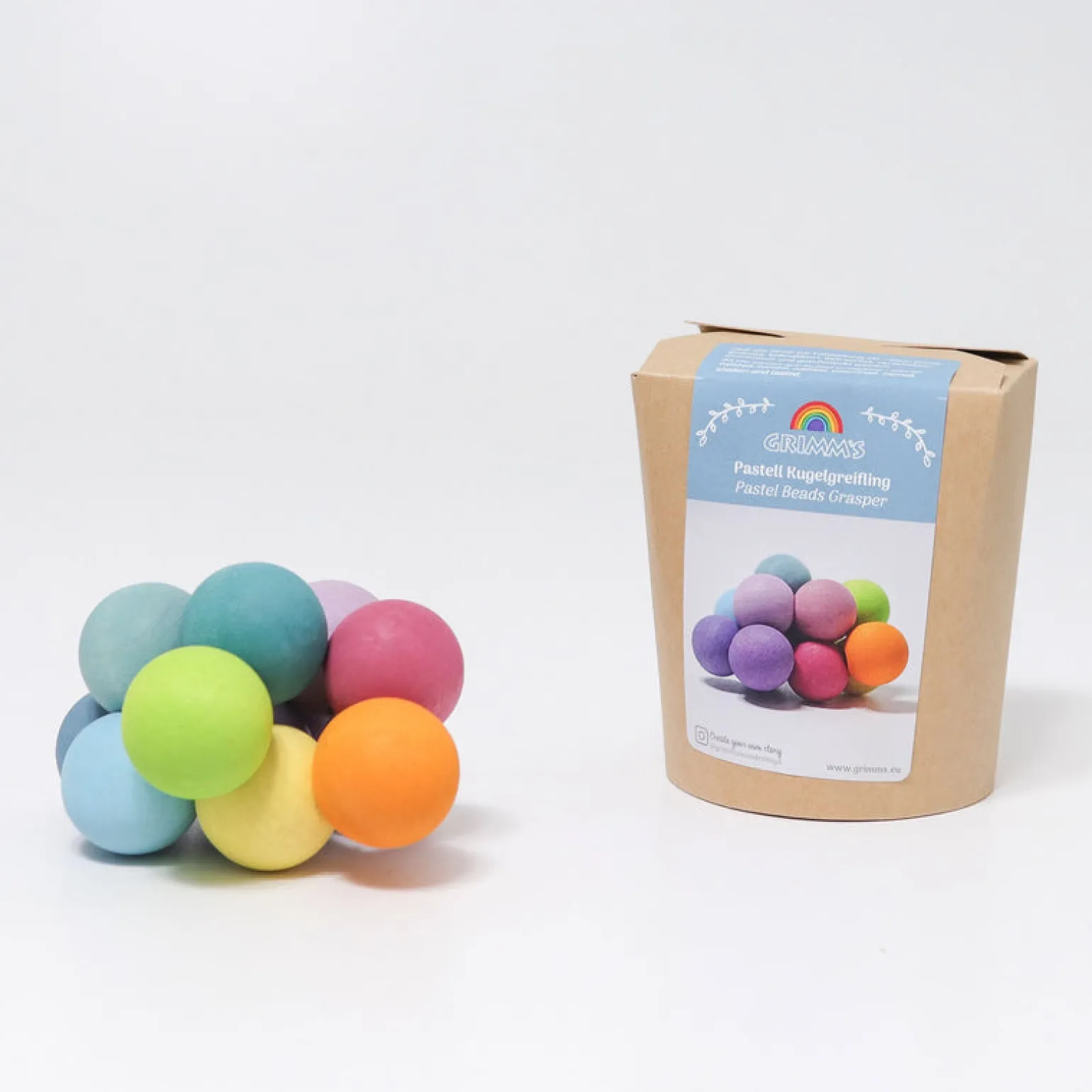 Grimms - Wooden Beads Grasper, Pastel