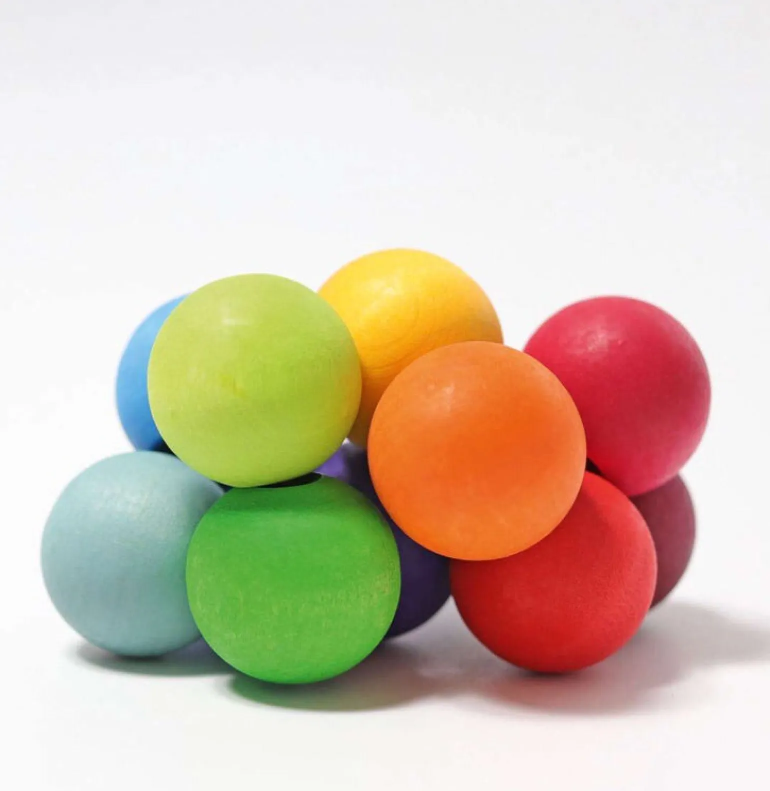 Grimms - Wooden Beads Grasper, Rainbow