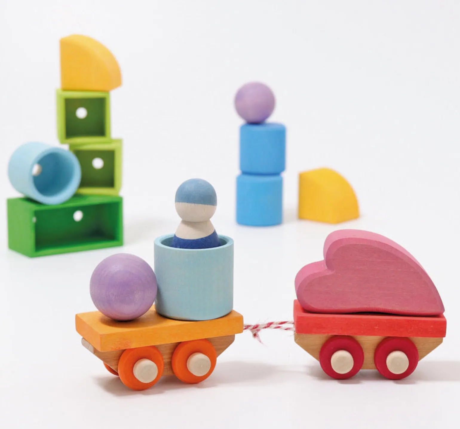 Grimm's Building Set Wooden Train