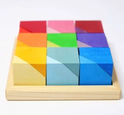 Grimms Cornerstone Building Blocks - 18 Piece Building Set