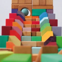 Grimms Cornerstone Building Blocks - 18 Piece Building Set