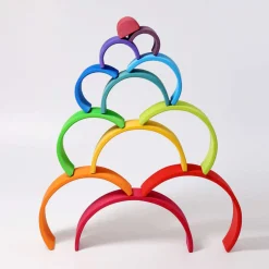 Grimm's Wooden Coloured Rainbow Large