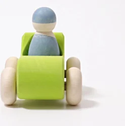 Grimm's Wooden Small Convertible Green Car