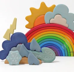 Grimm's Wooden Weather Building Set