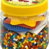 Hama Beads- 4000 Beads And Pegboards In Tub