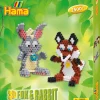 Hama Beads - Gift Box 3D Fox & Rabbit