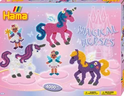 Hama Beads - Gift Set Of 4,000 Beads Magical Horses