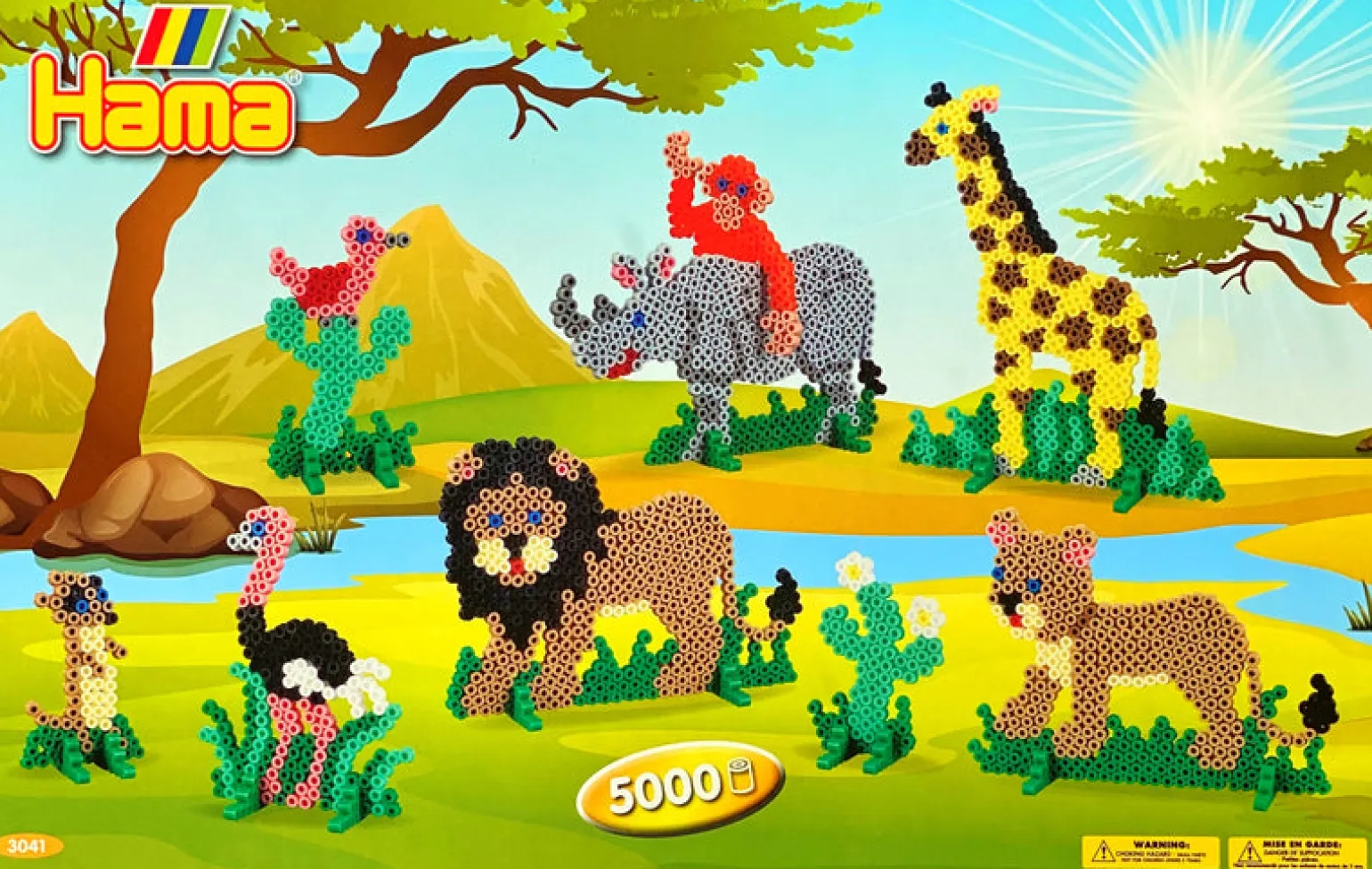 Hama Beads Safari Set - 5000 Pieces