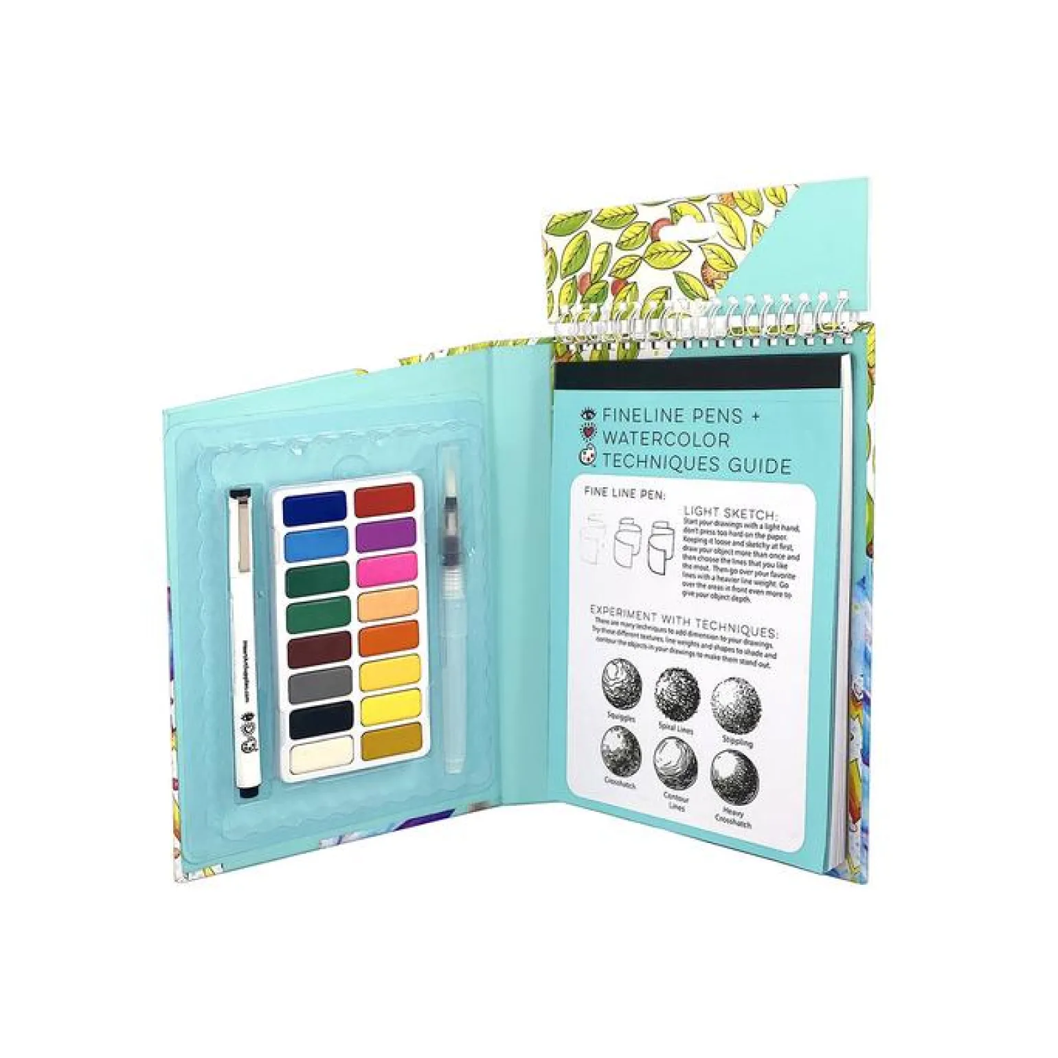 Iheartart - Travel Art Pack Watercolors & Fine Line Pen