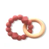 Jellystone - Moon Teether In Dusty Pink
