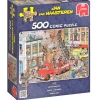 Jumbo - Jan Van Haasteren Jigsaw Puzzle 500 Piece, Fire
