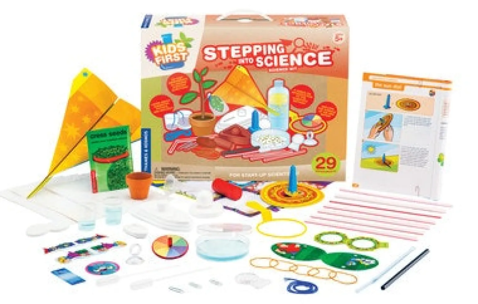 Kids First Stepping Into Science In Multi Colour Print