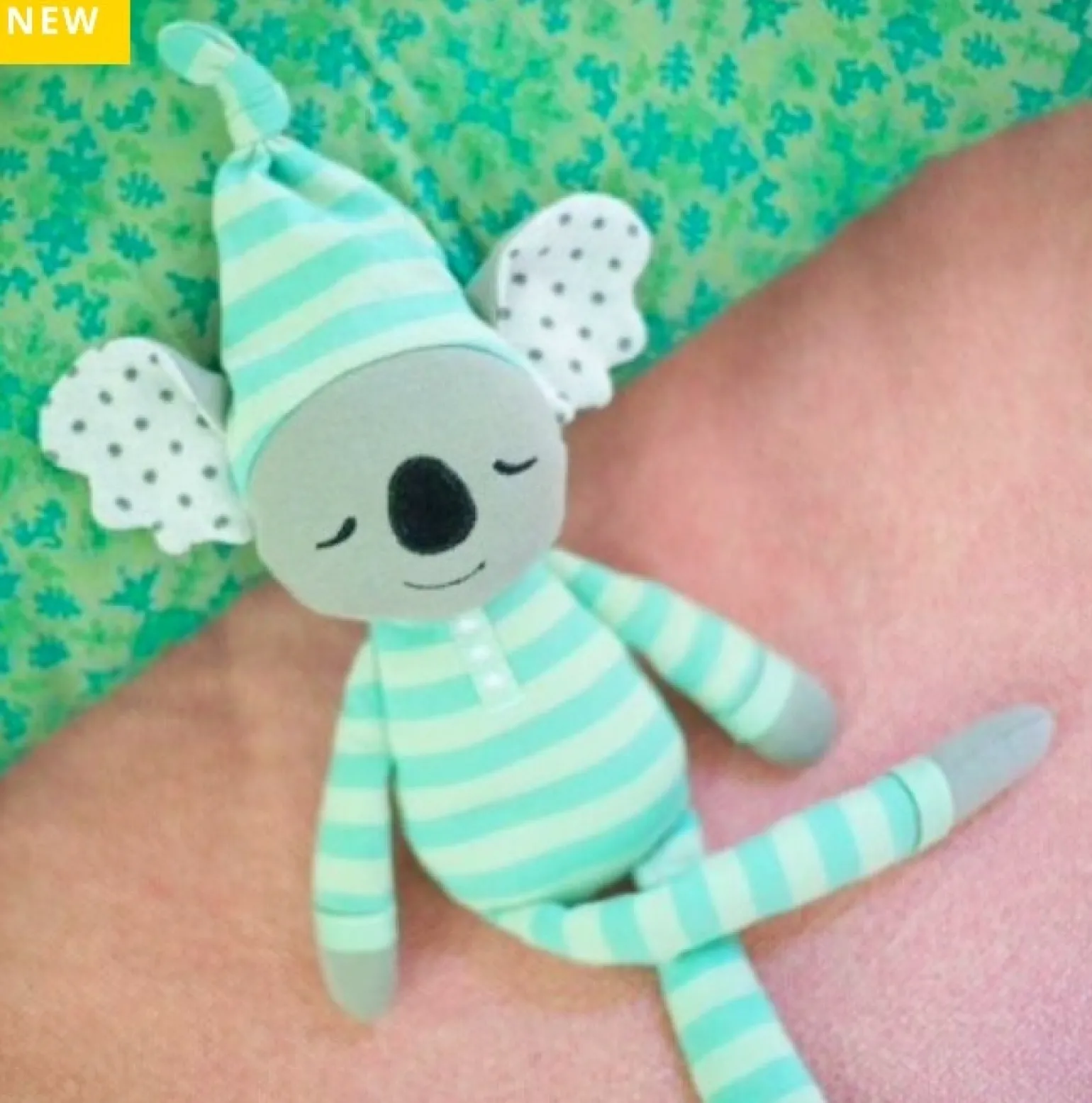 Koala Cotton Plush Toy In Mint