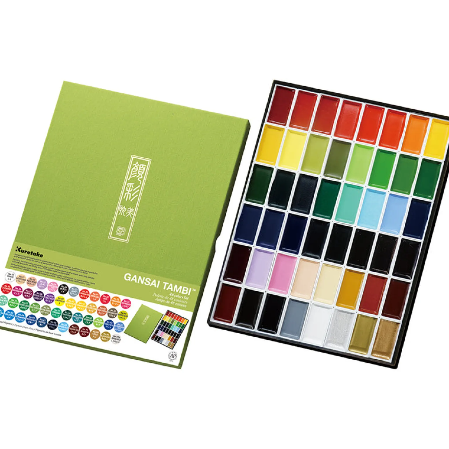 Kuretake - Gansai Tambi Paints 48 Colors