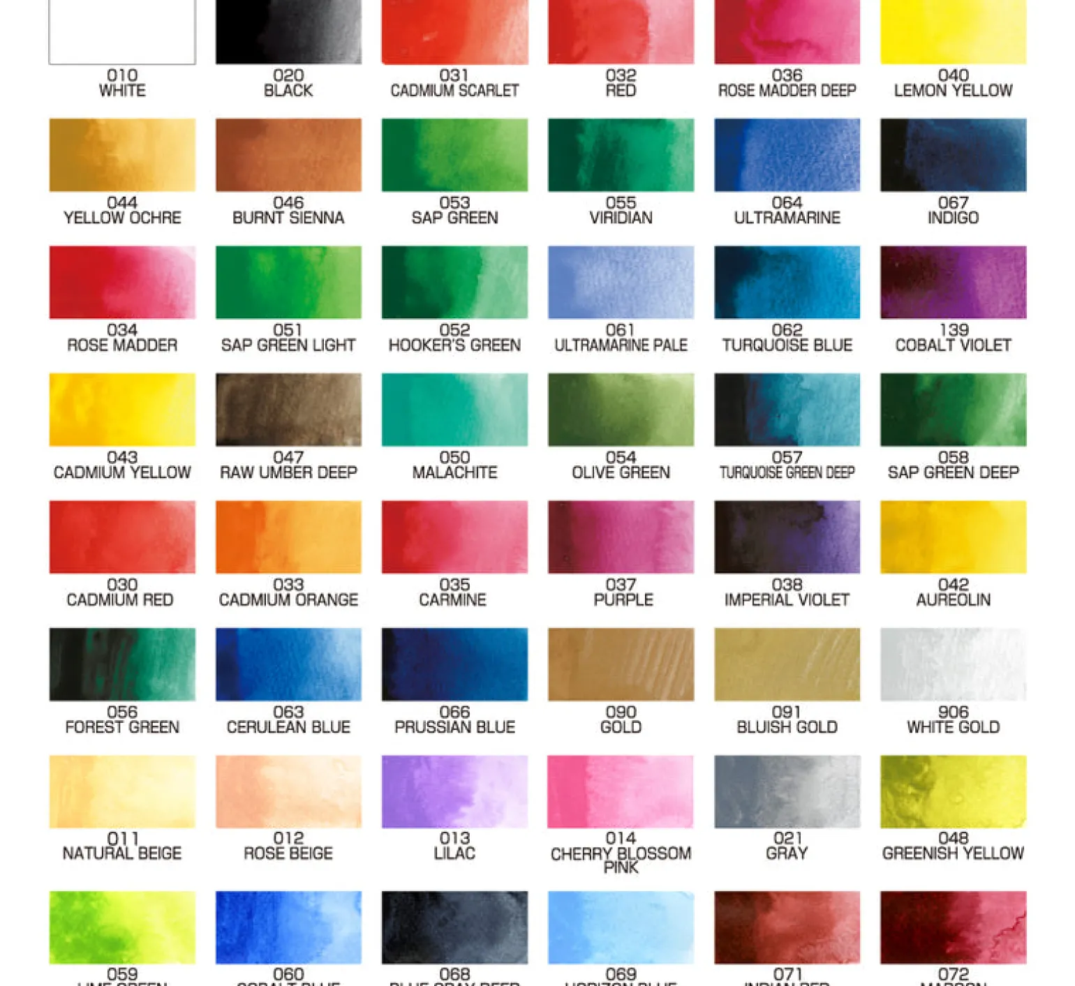 Kuretake - Gansai Tambi Paints 48 Colors