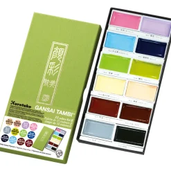 Kuretake - Gansai Tambi Paints 12 Colors Set 2