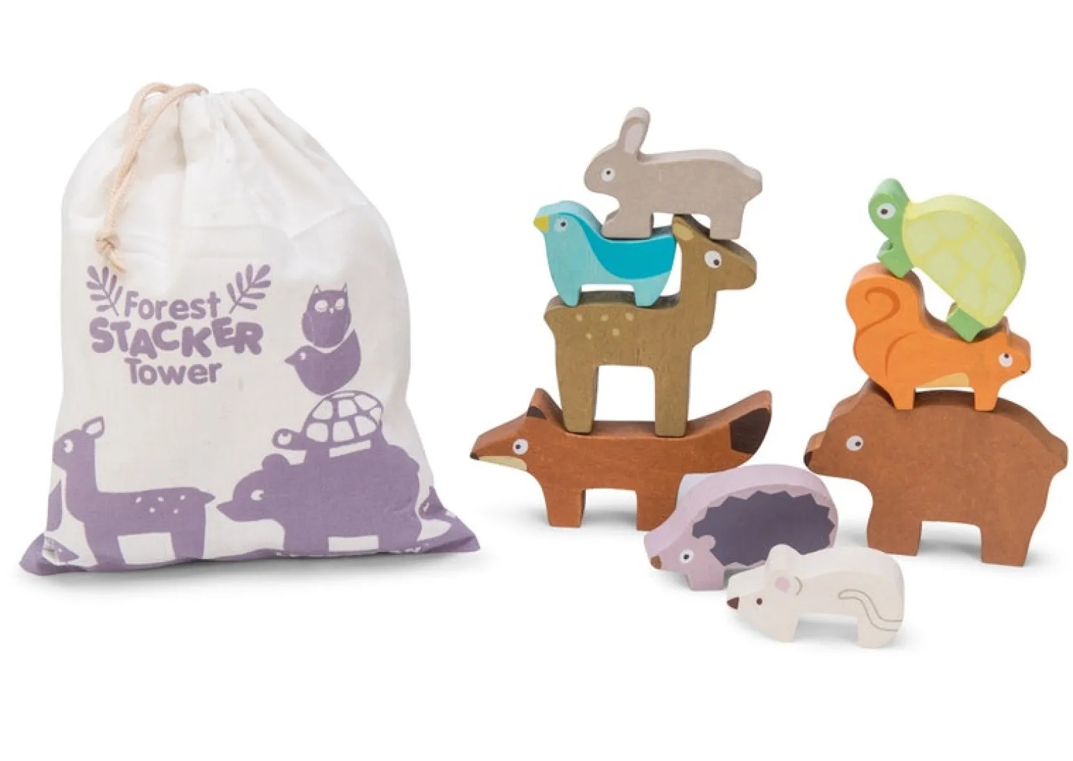 Le Toy Van - Wooden Woodland Forest Stacker