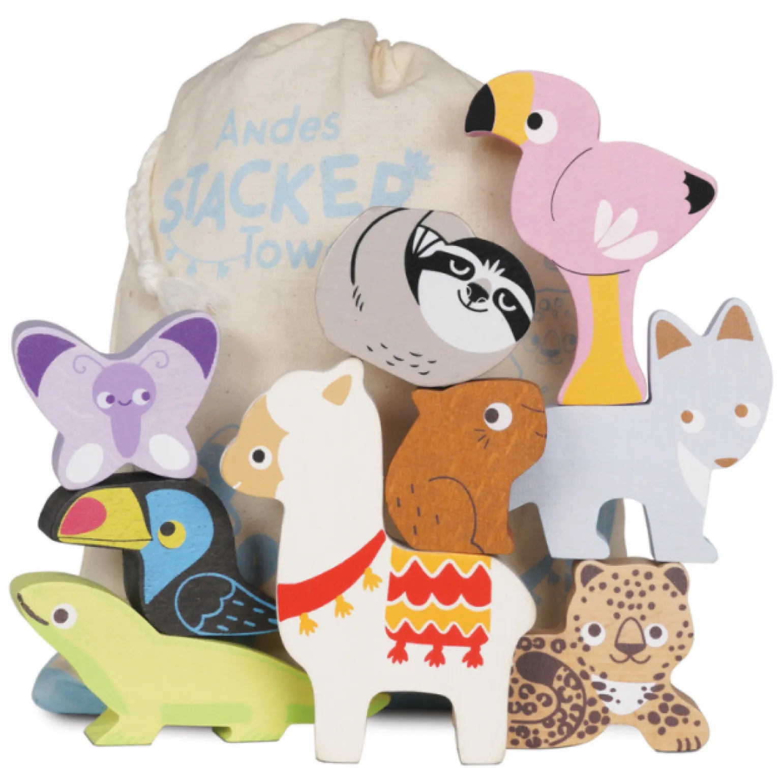 Le Toy Van Wooden Animals Andes