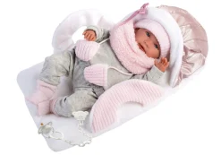 Llorens Dolls Mimi Llorona Capazo Porta Bebe 42 Cm