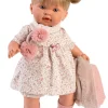 Llorens Dolls Tina Cojin Baby Doll In Pink 42 Cm