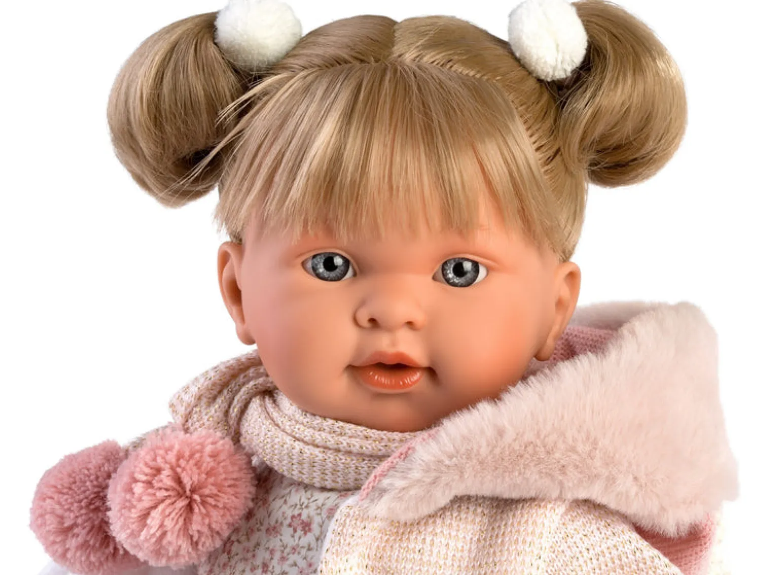 Llorens Dolls Tina Cojin Baby Doll In Pink 42 Cm