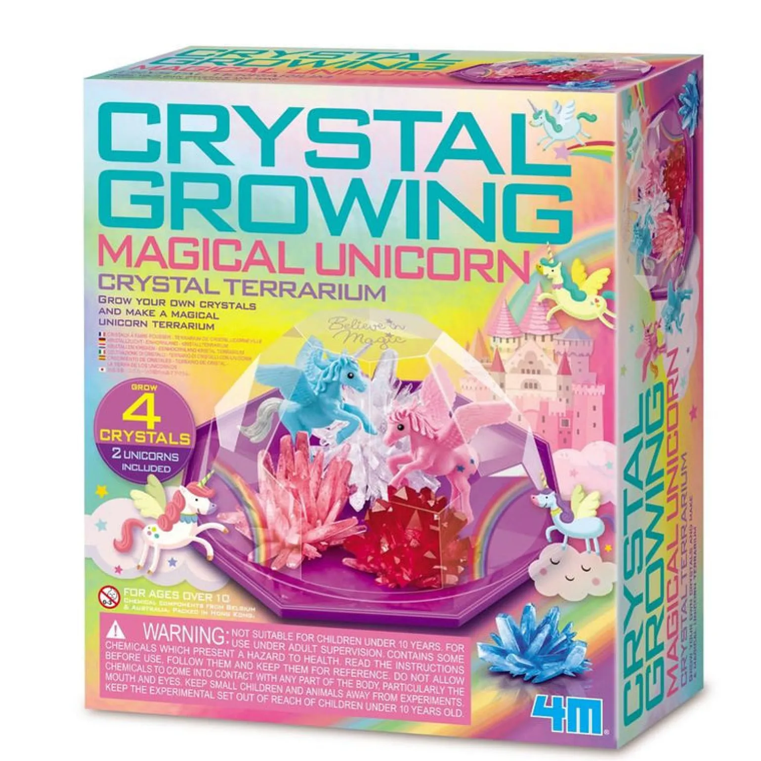 4M - Crystal Growing Magical Unicorn Terrarium