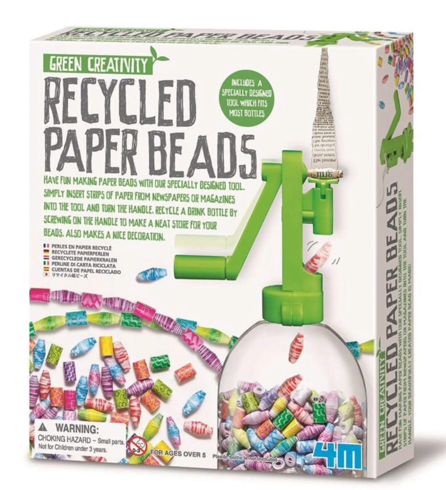4M - Green Science, Recycled Paper Beads