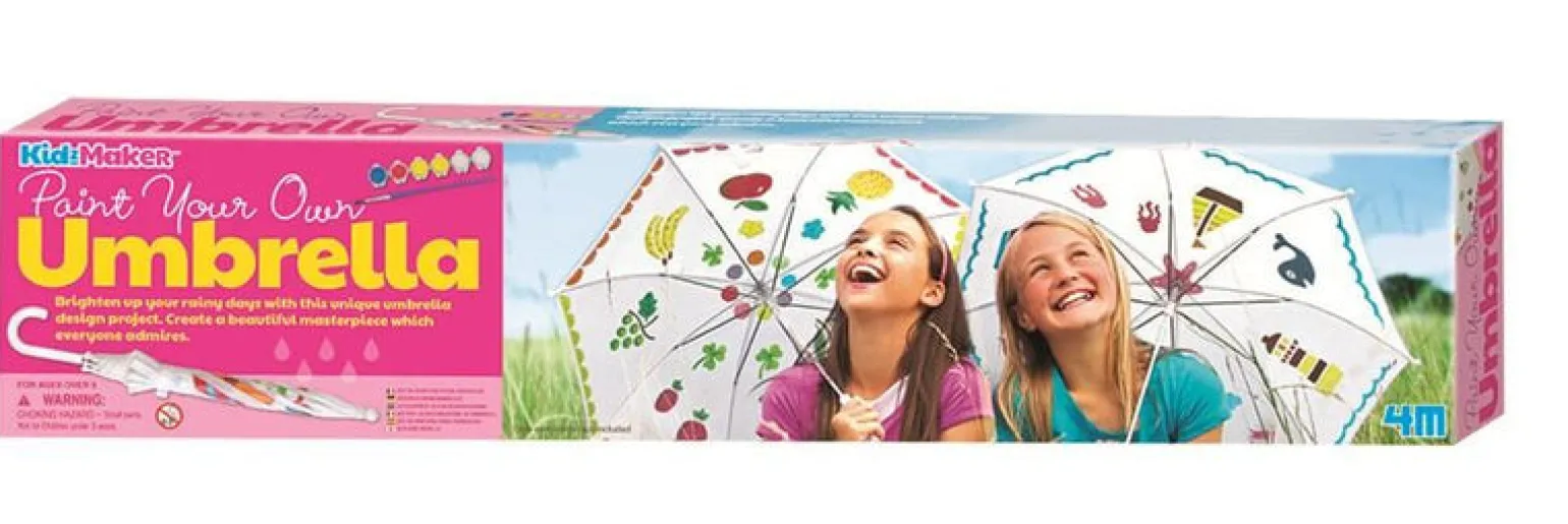 4M - Kidzmaker -Paint Your Own Umbrella