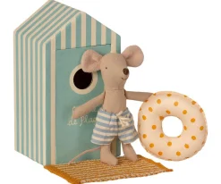Maileg Beach Mouse Little Brother In Cabin