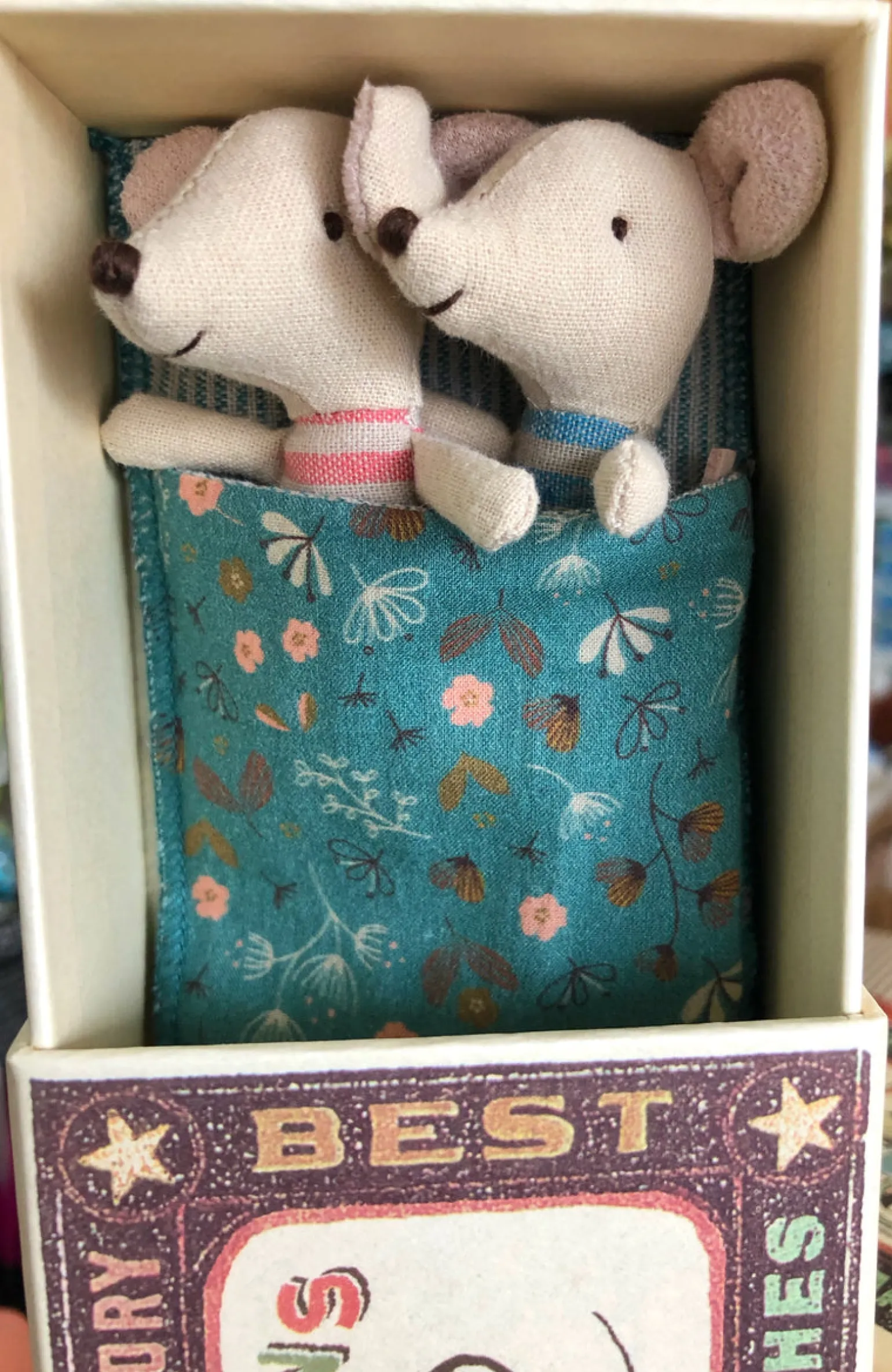 Maileg Twins, Baby Mice In Box