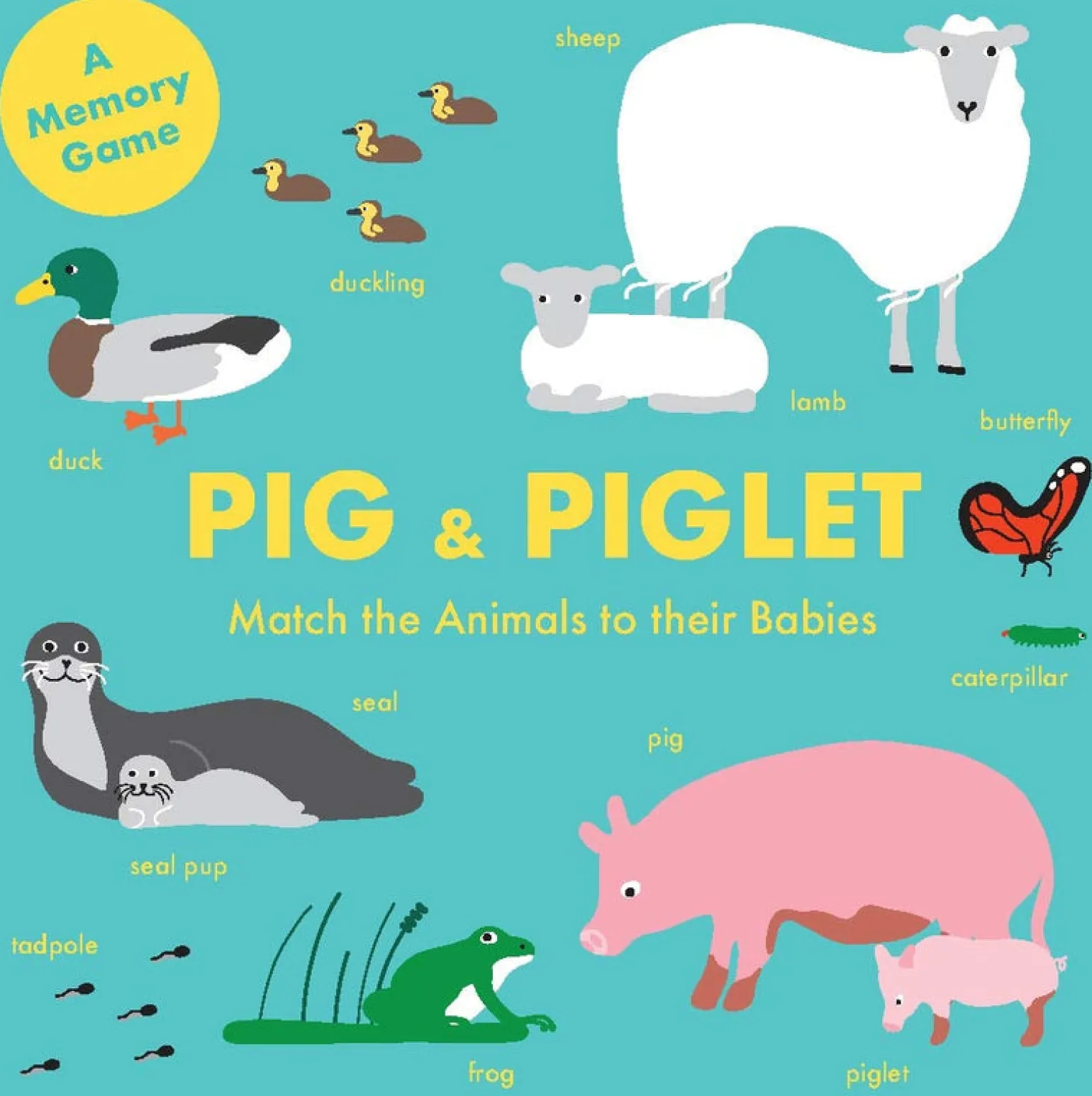 Matching & Memory Game - Pig & Piglet