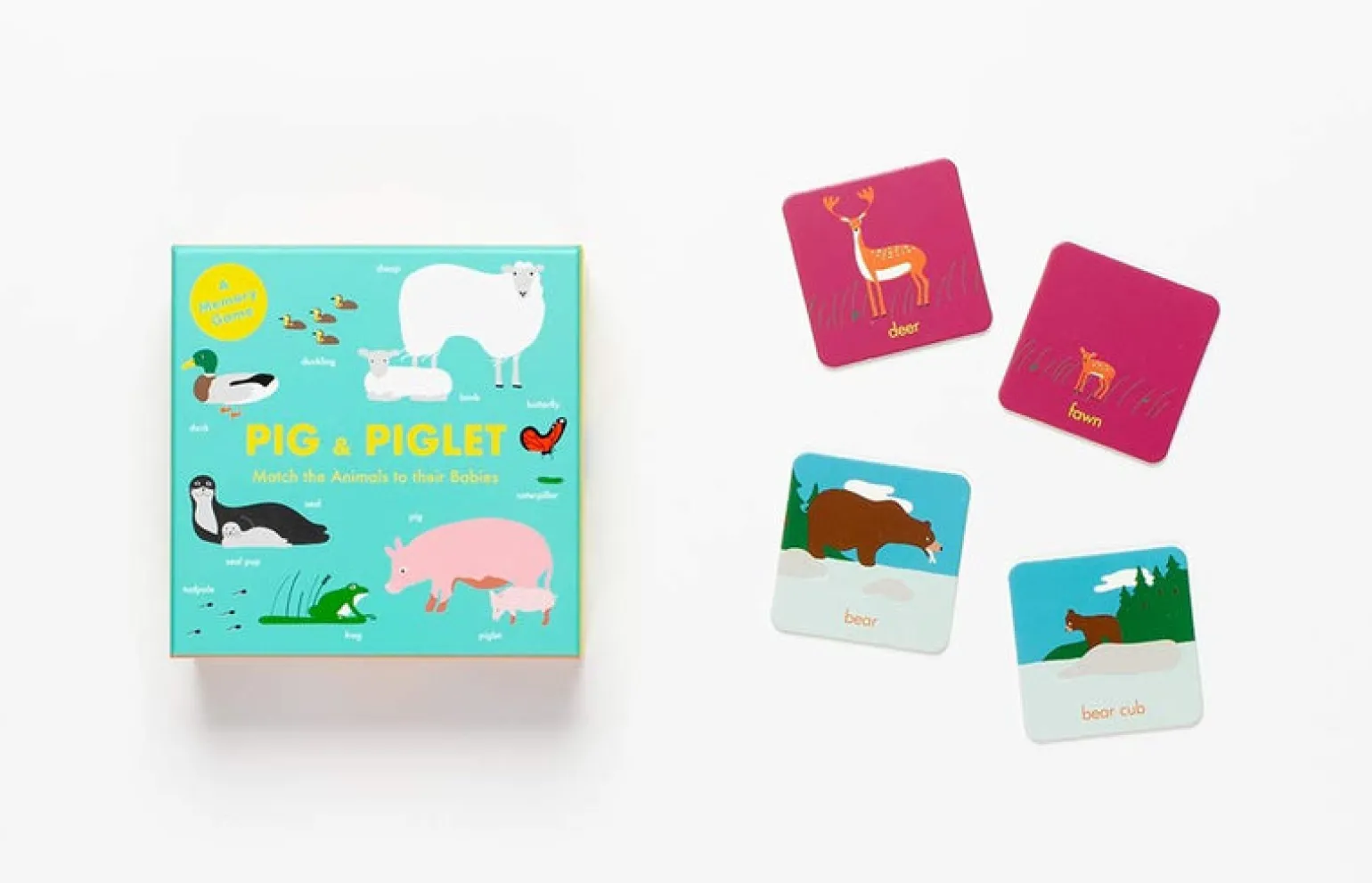 Matching & Memory Game - Pig & Piglet
