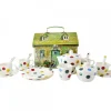 Melamine House Box Tea Set Polka Dot Design