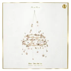 Merri Merri Gold Glitter Star Chandelier
