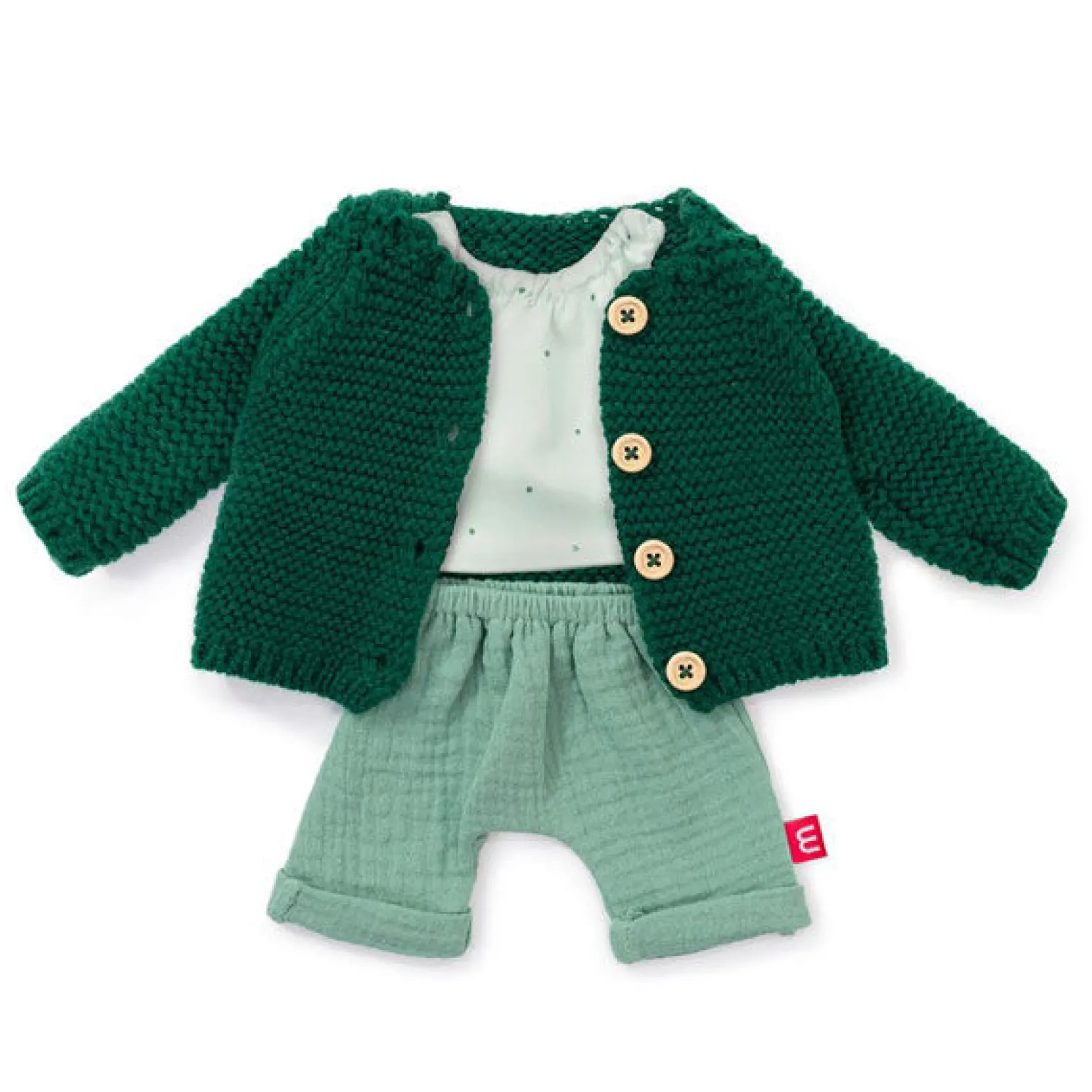 Miniland - Dolls Clothing 38-42Cm Green Forest Outfit