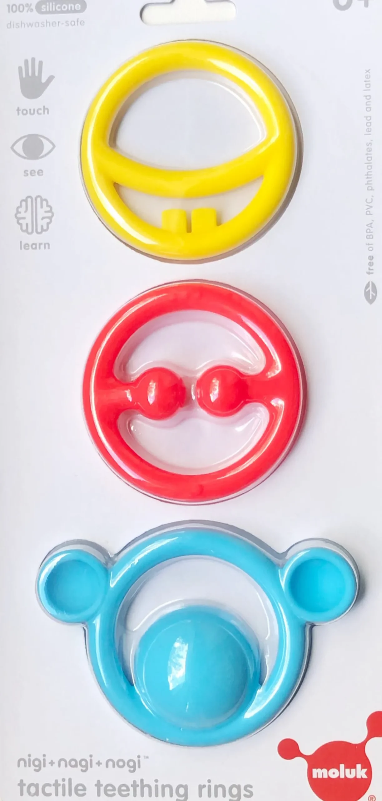 Moluk - Nigi + Nagi + Nogi Teething Rings