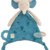 Moulin Roty - Elephant Comforter With Pacifier Holder