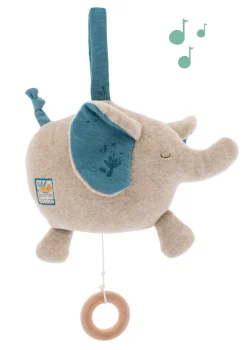 Moulin Roty - Musical Elephant Plush Toy