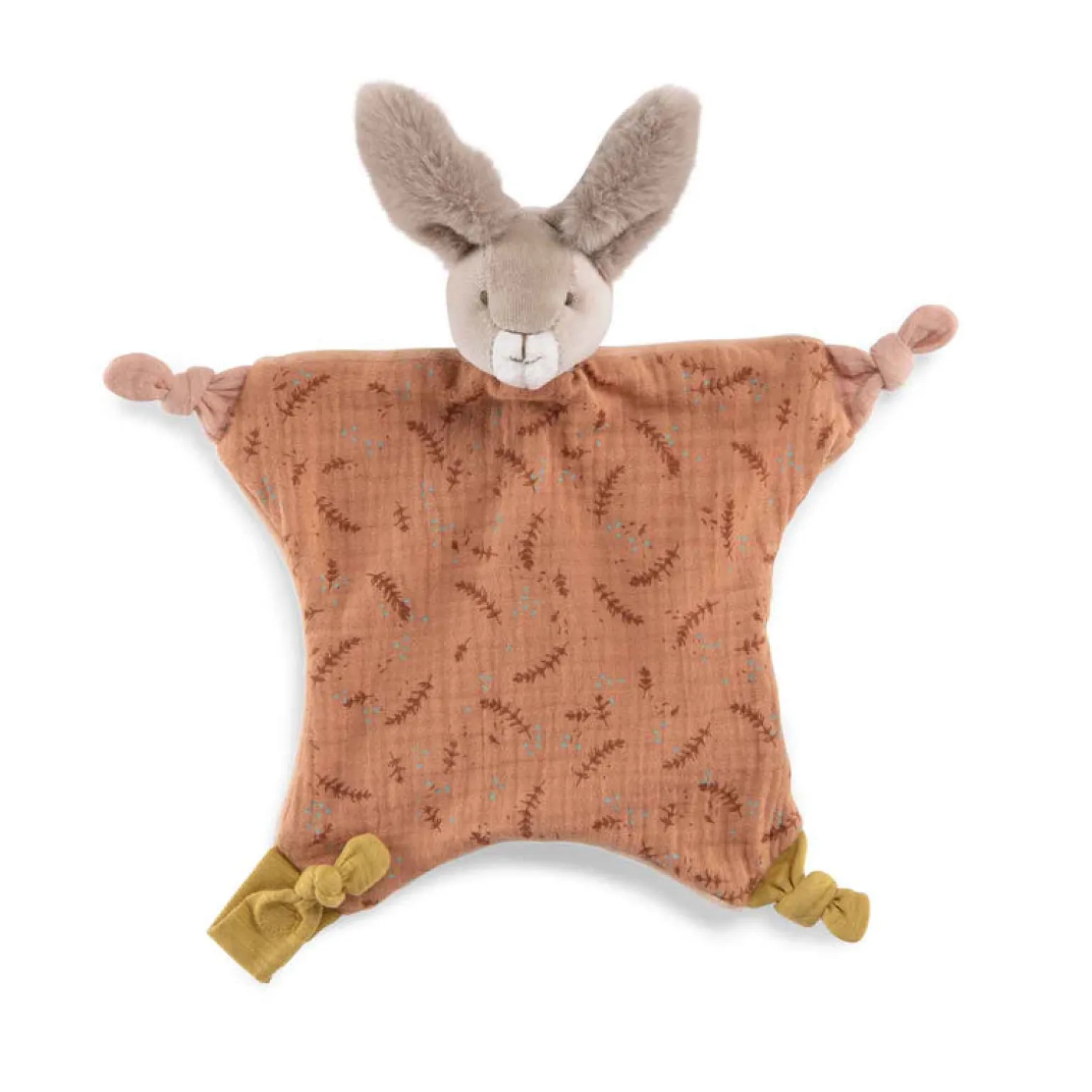Moulin Roty - Rabbit Comforter Clay