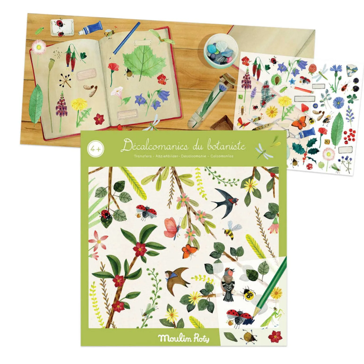Moulin Roty Transfers Botantists