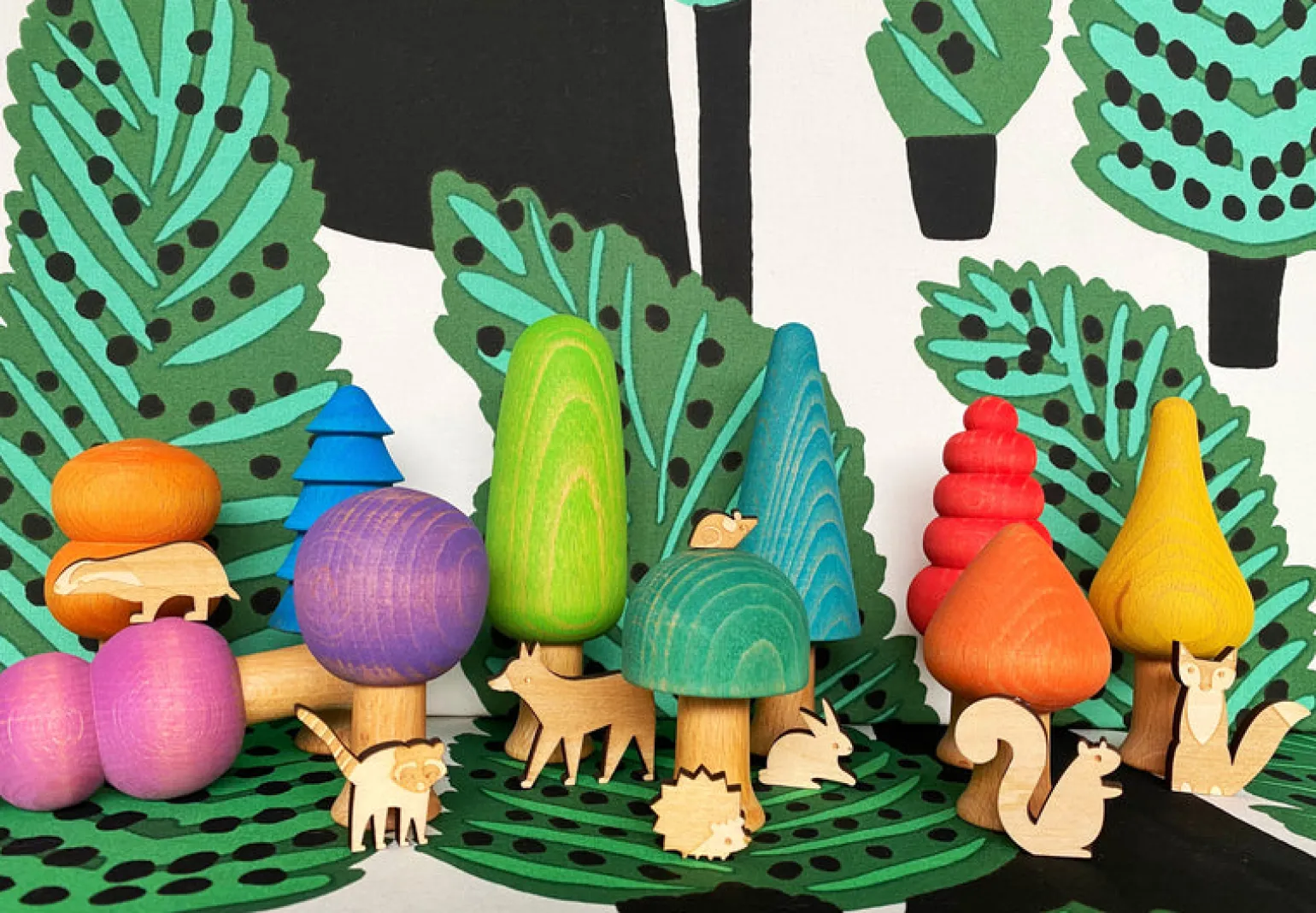 Ocamora - Forest Trees 10 Pieces