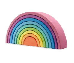 Ocamora - Wooden Rainbow 9 Pieces, Purple