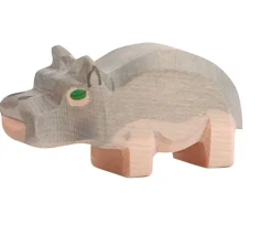 Ostheimer Small Wooden Hippopotamus